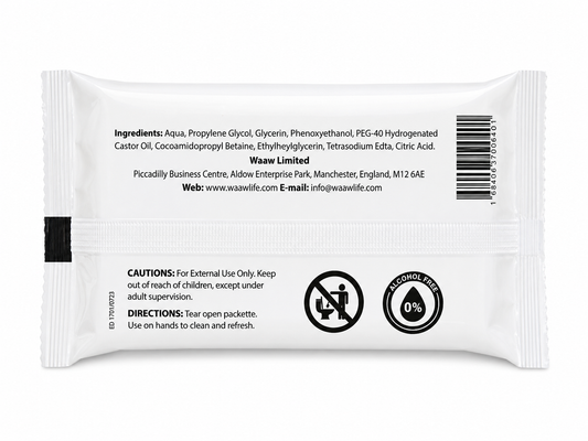 Fragrance-Free Wet Wipes for Hajj & Umrah – Ihram-Friendly, Alcohol-Free