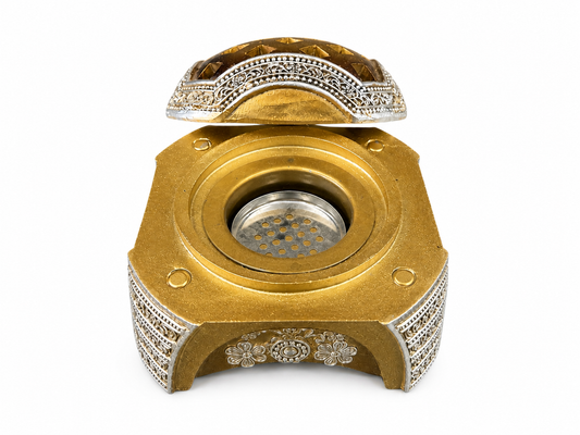 Mesh Gold and silver Bakhoor Burner
