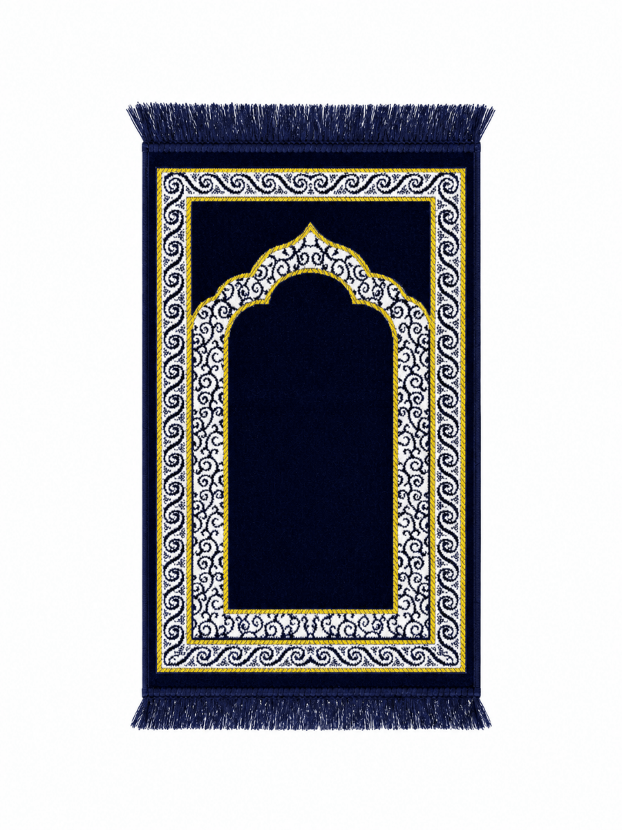 Kids Navy Blue Prayer Mat - Adhkar