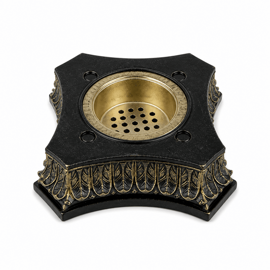 Mosque Black And Gold Bakhoor Burner - Adhkar
