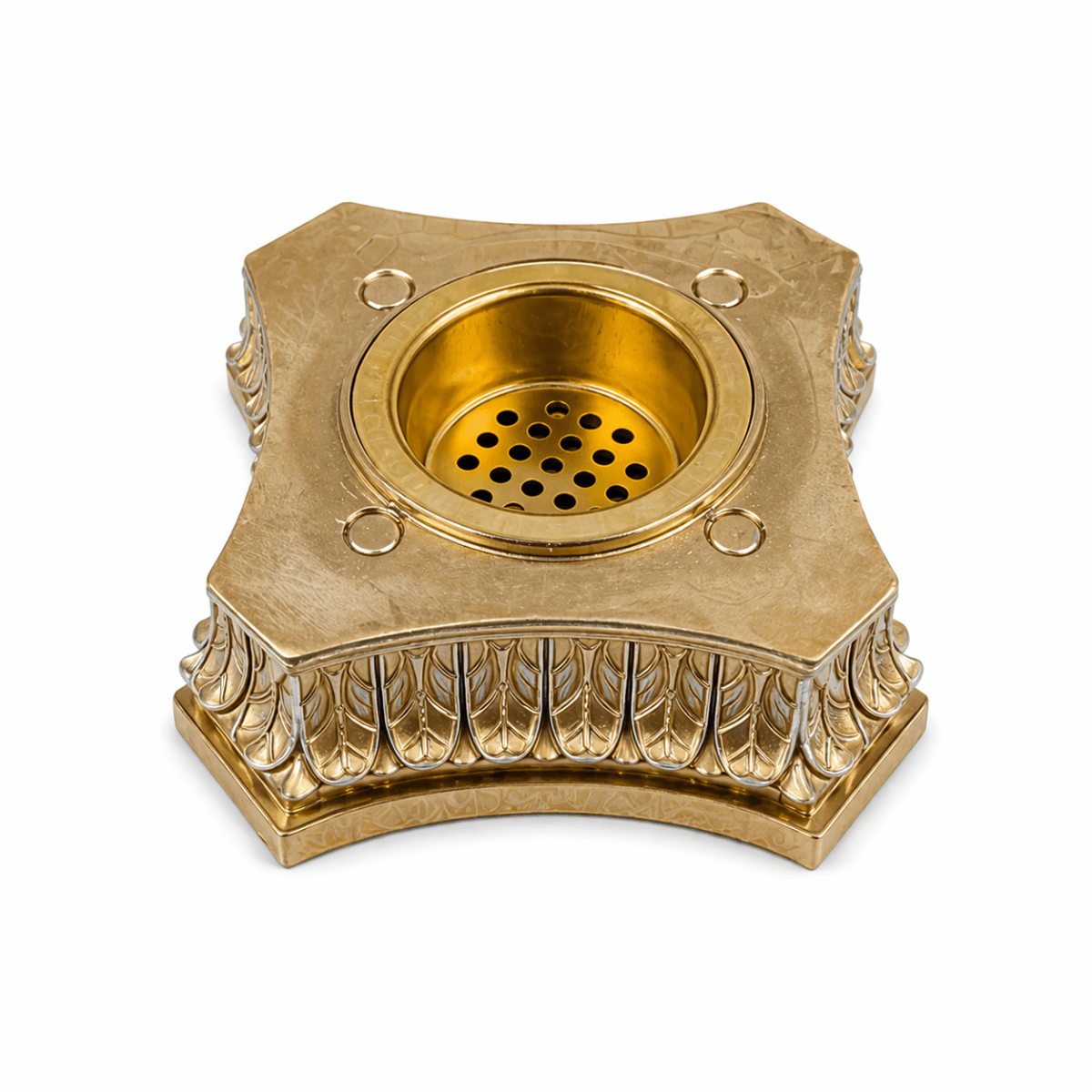 Mosque Brown And silver Bakhoor Burner - Adhkar