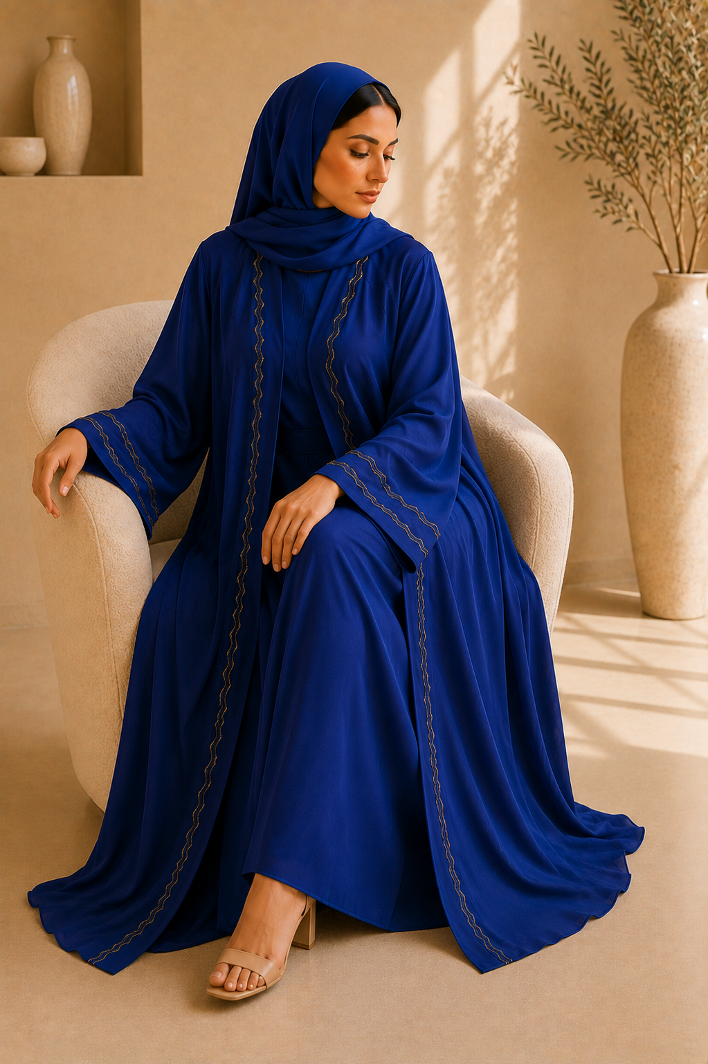 Blue Umbrella Abaya