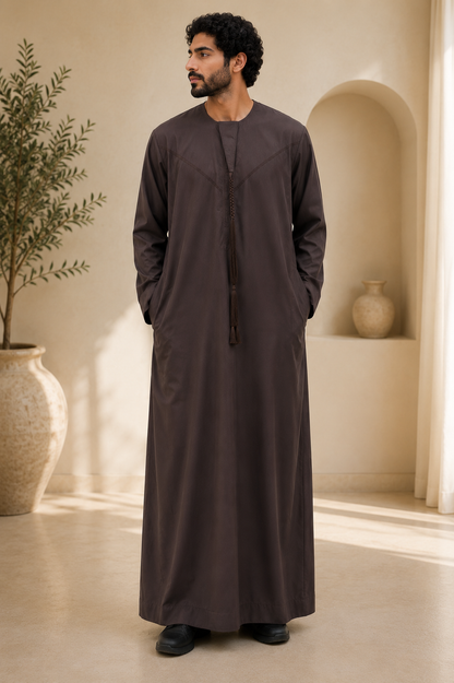 Emirati Thobe Brown
