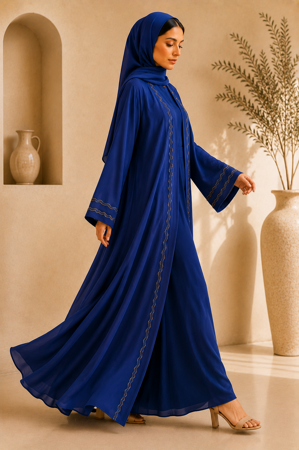 Blue Umbrella Abaya