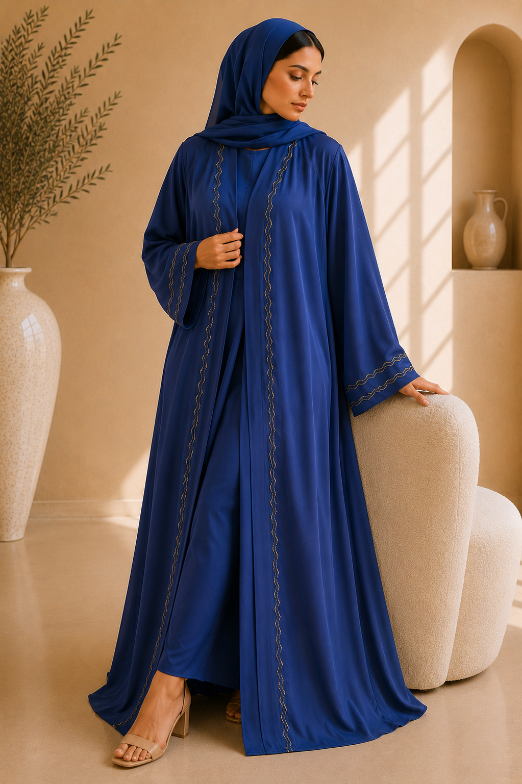 Blue Umbrella Abaya