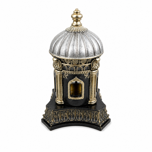 Mosque Black And Gold Bakhoor Burner