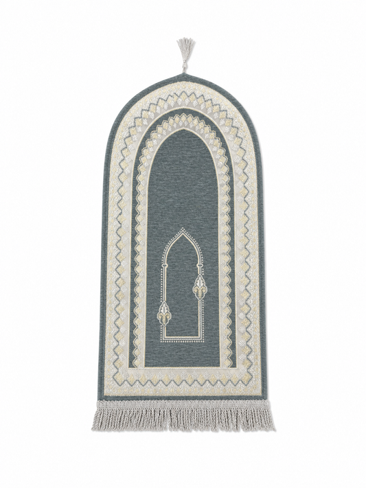 Pastel Grey Kids Prayer Mat