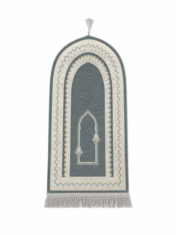 Pastel Grey Kids Prayer Mat