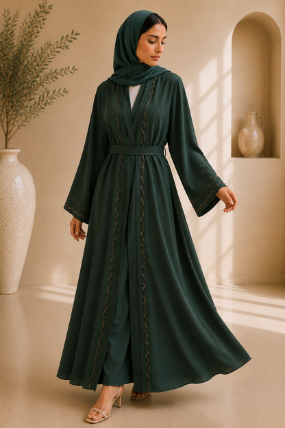 Green Umbrella Abaya