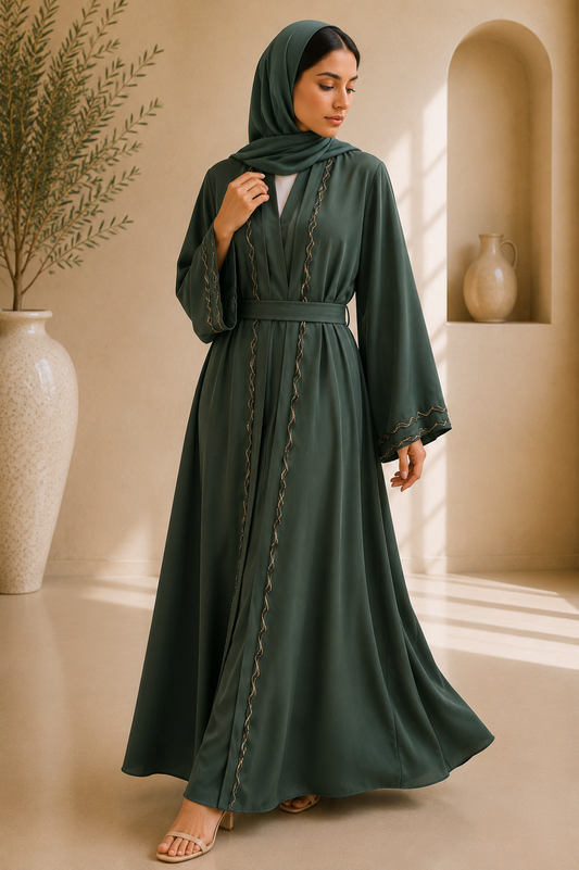 Green Umbrella Abaya