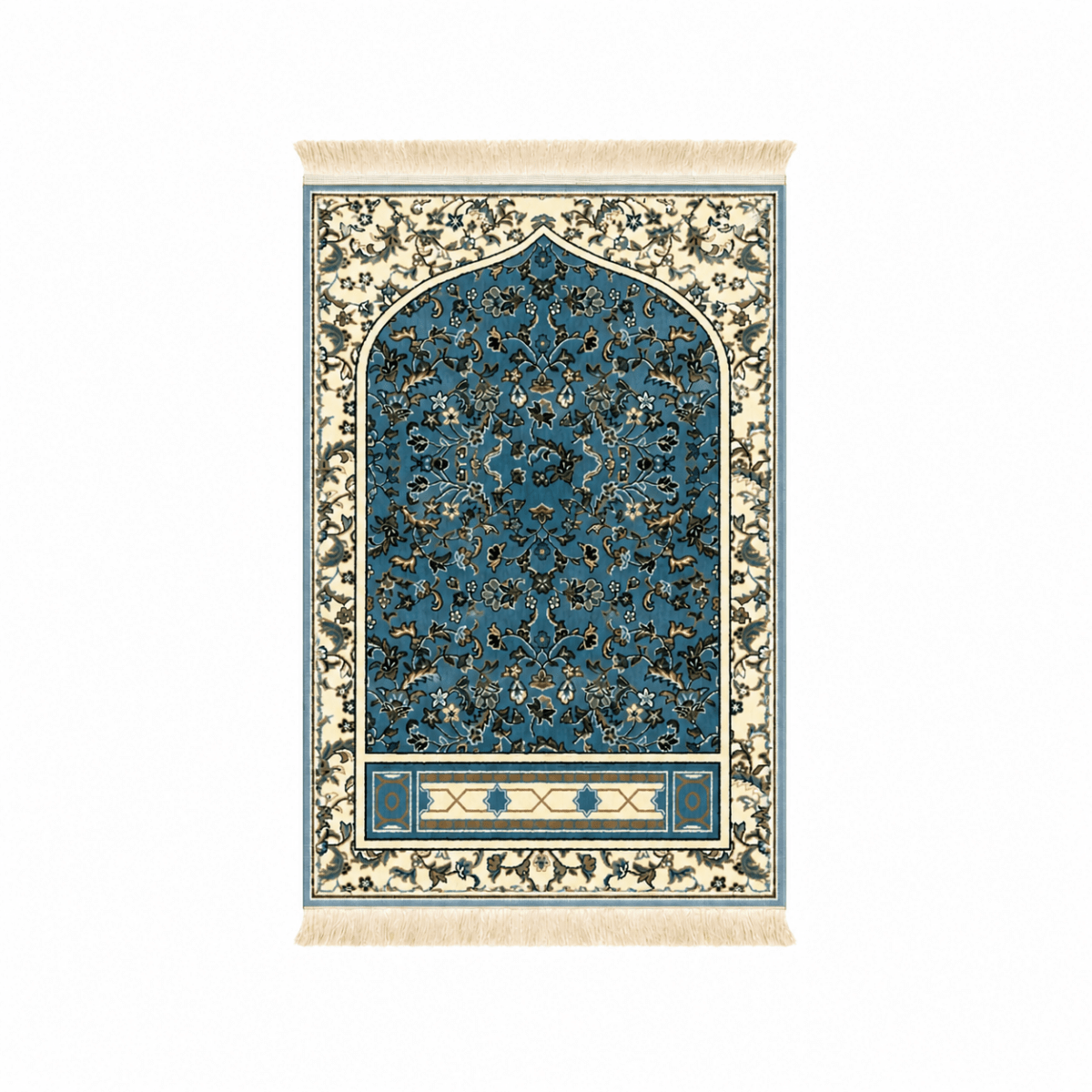 Blue Madinah Inspired Prayer Mat Mada - Adhkar