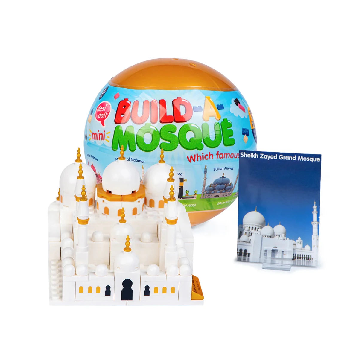 Build-a-Mosque Mini Surprise Ball Building Kits (Desi doll company) - Adhkar