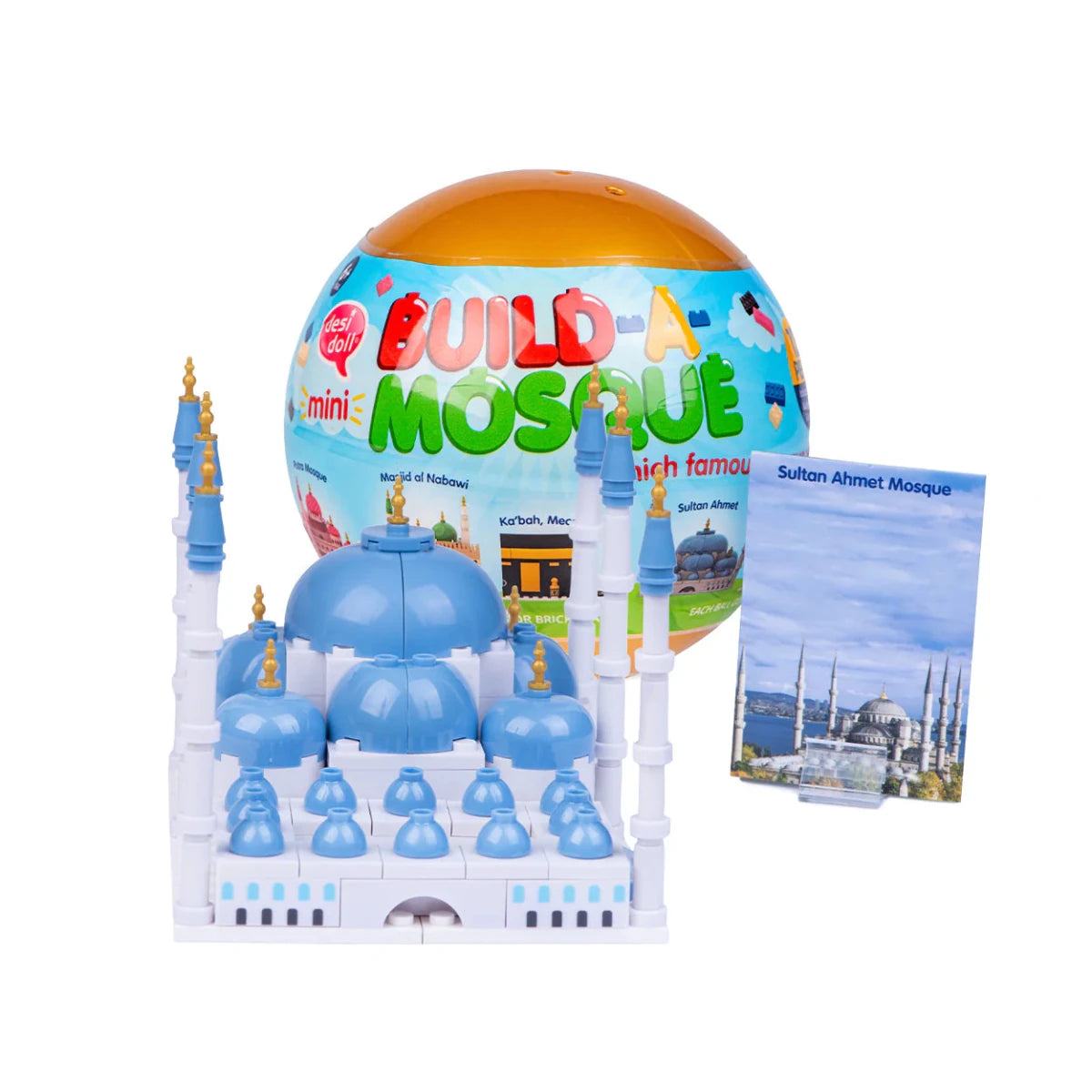 Build-a-Mosque Mini Surprise Ball Building Kits (Desi doll company) - Adhkar
