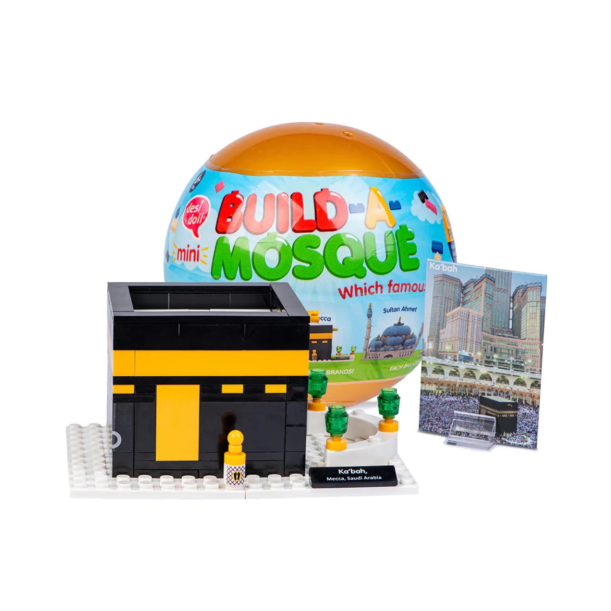 Build-a-Mosque Mini Surprise Ball Building Kits (Desi doll company) - Adhkar