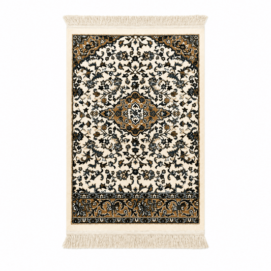 Cream Madinah Inspired Prayer Mat - Adhkar
