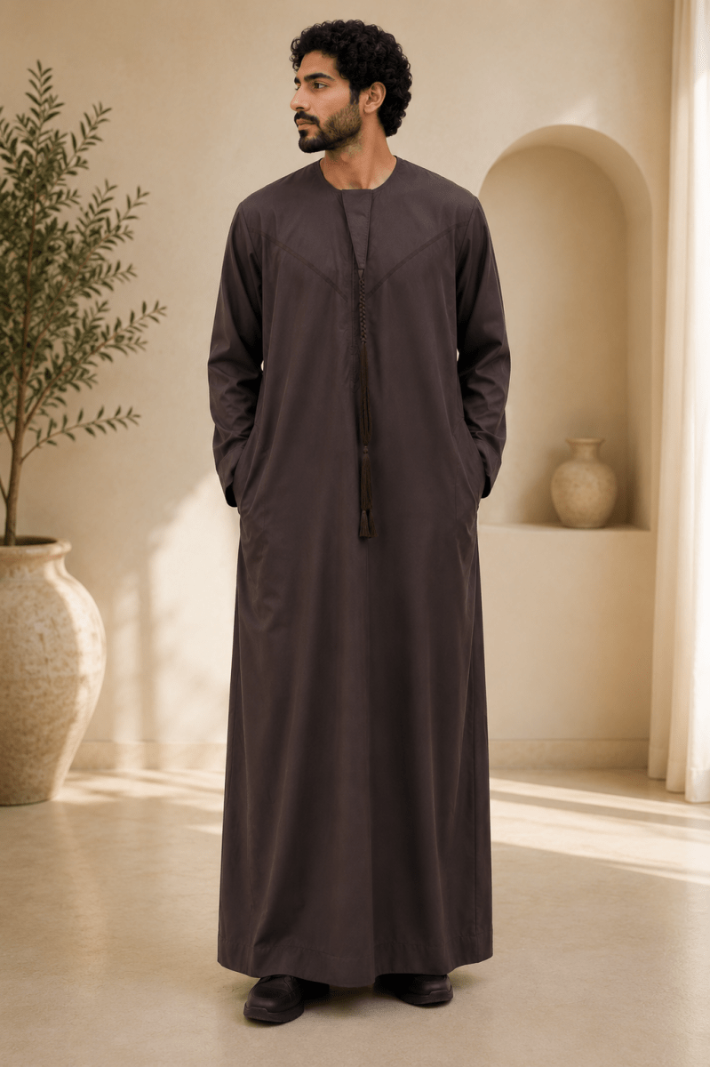 Emirati Thobe Brown - Adhkar