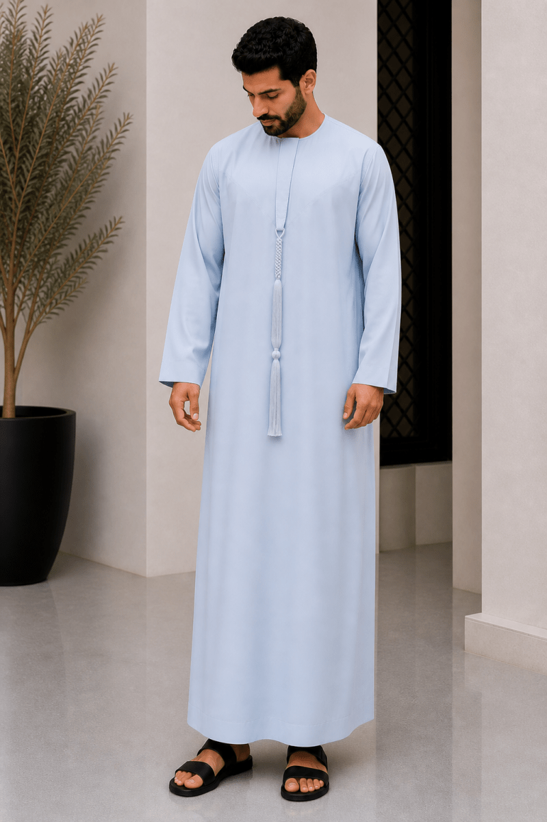 Emirati Thobe Light Blue - Adhkar