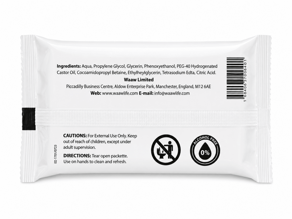Fragrance-Free Wet Wipes for Hajj & Umrah – Ihram-Friendly, Alcohol-Free - Adhkar