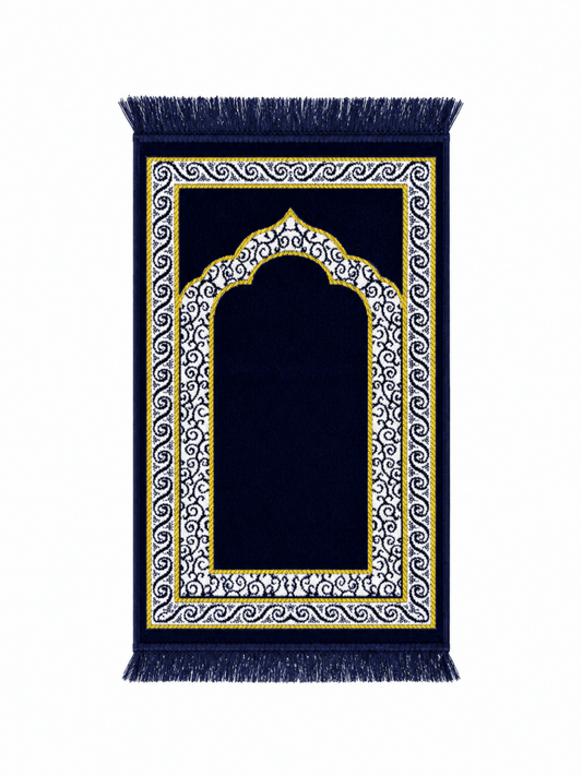 Kids Navy Blue Prayer Mat - Adhkar