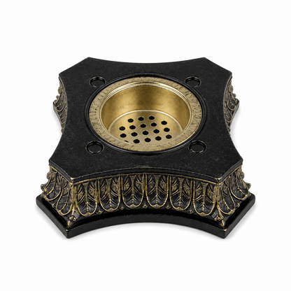 Mosque Black And Gold Bakhoor Burner - Adhkar