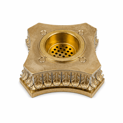 Mosque Brown And silver Bakhoor Burner - Adhkar