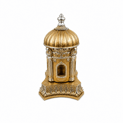 Mosque Brown And silver Bakhoor Burner - Adhkar