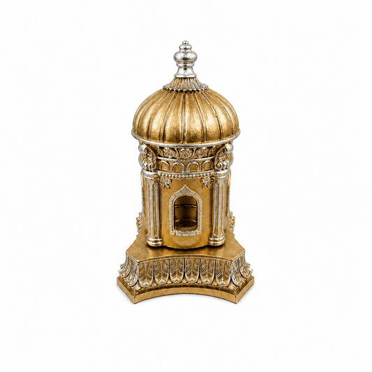 Mosque Brown And silver Bakhoor Burner - Adhkar
